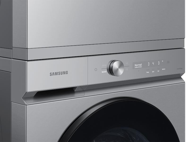 Samsung DVE53BB8700T Bespoke 7.6 Cu. Ft. Ultra Capacity Electric Dryer With Super Speed Dry And Ai Smart Dial In Silver Steel