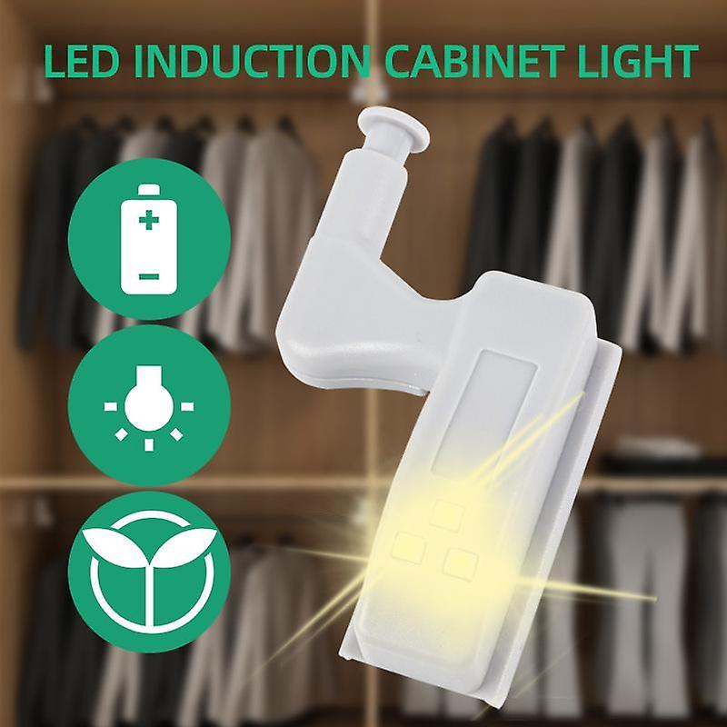 10pcs Universal LED Cabinet Hinge Door Lamp