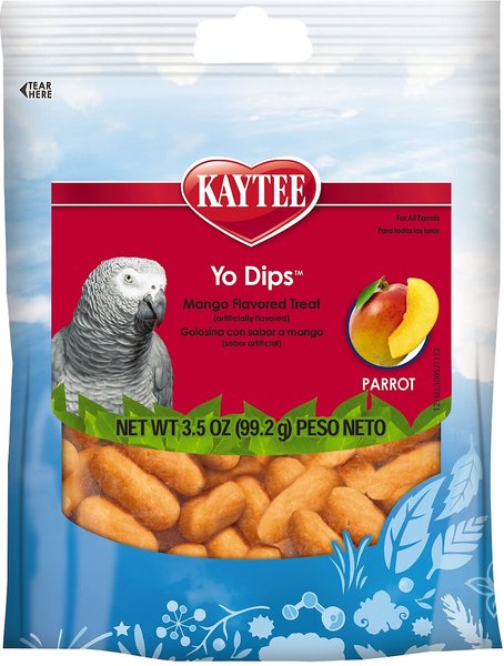 Kaytee Fiesta Mango Flavored Yogurt Dipped Large Hookbill Bird Treats