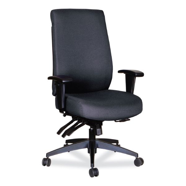 Alera Wrigley Series High Performance High-Back Multifunction Task Chair， Supports 275 lb， 18.7