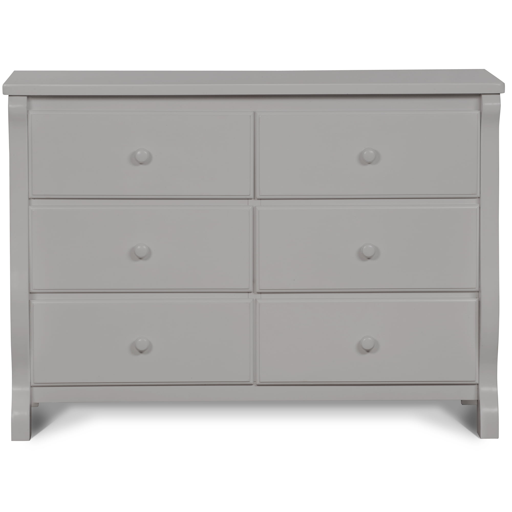 Delta Children 6 Drawer Dresser, Grey