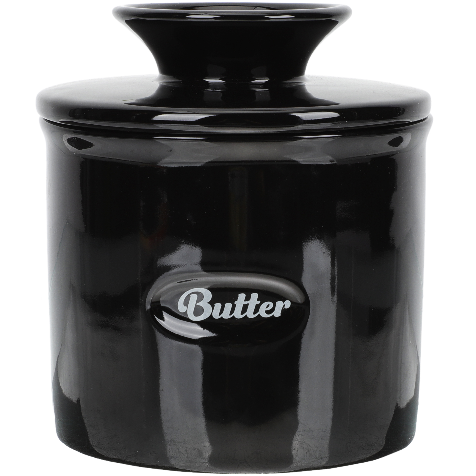 HOMEMAXS Reusable Butter Jar Ceramic Butter Crock Ceramic Storage Jar Butter Box with Lid Butter Container