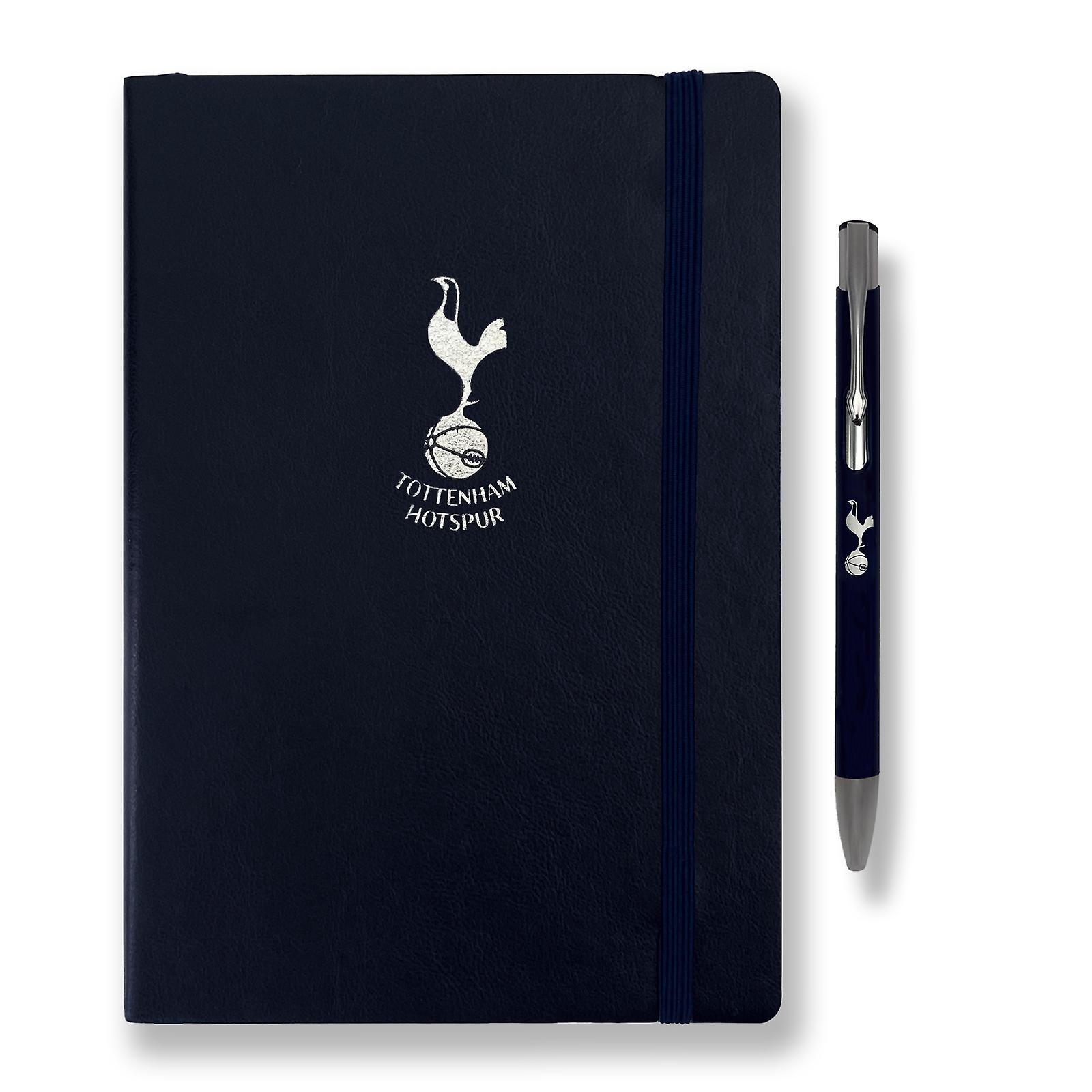 Tottenham Hotspur Notebook and Pen A5 Executive Premium OFFICIAL Football Gift