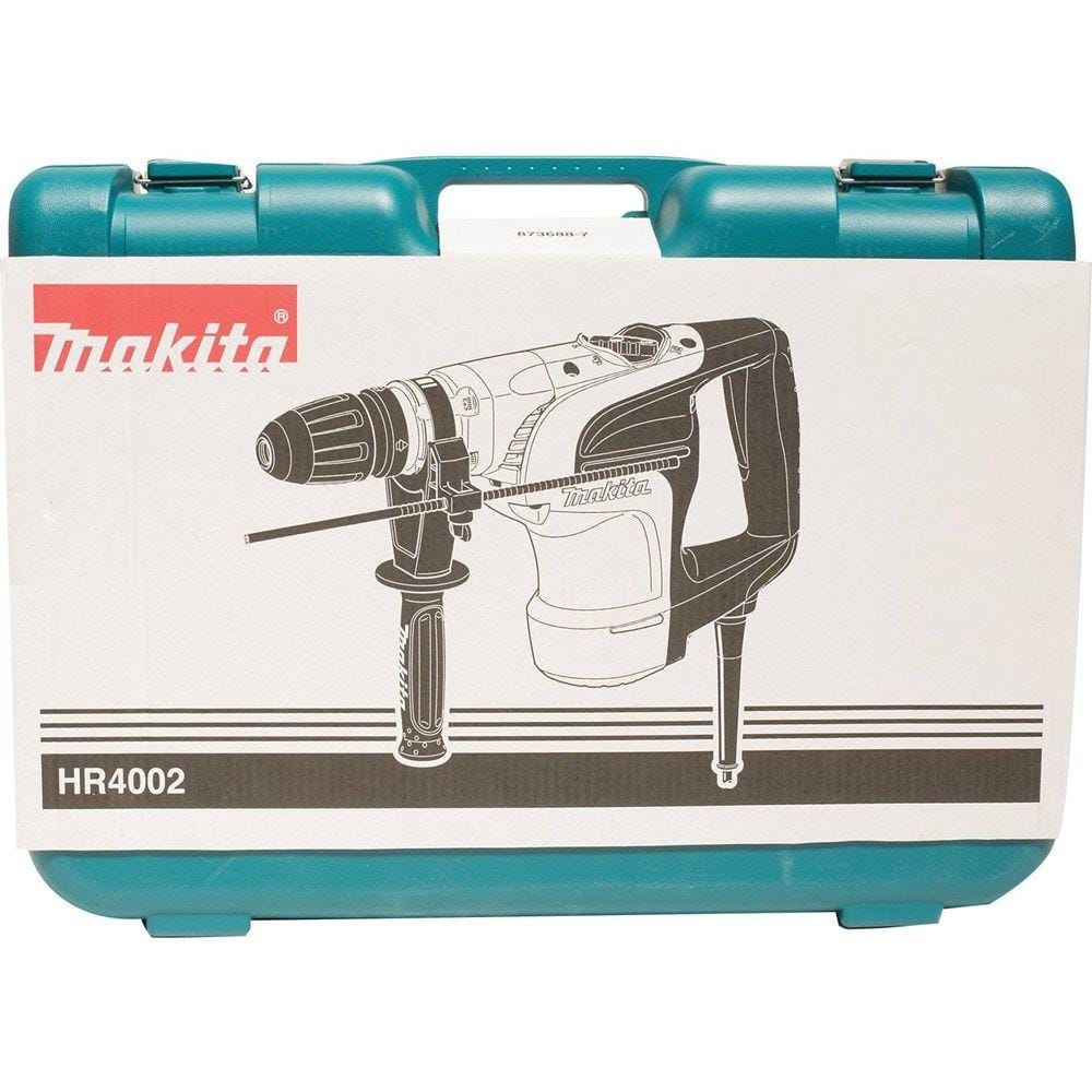 Makita 10 Amp 1-9/16 in. Corded SDS-MAX Concrete/Masonry Rotary Hammer Drill with Side Handle and Hard Case HR4002