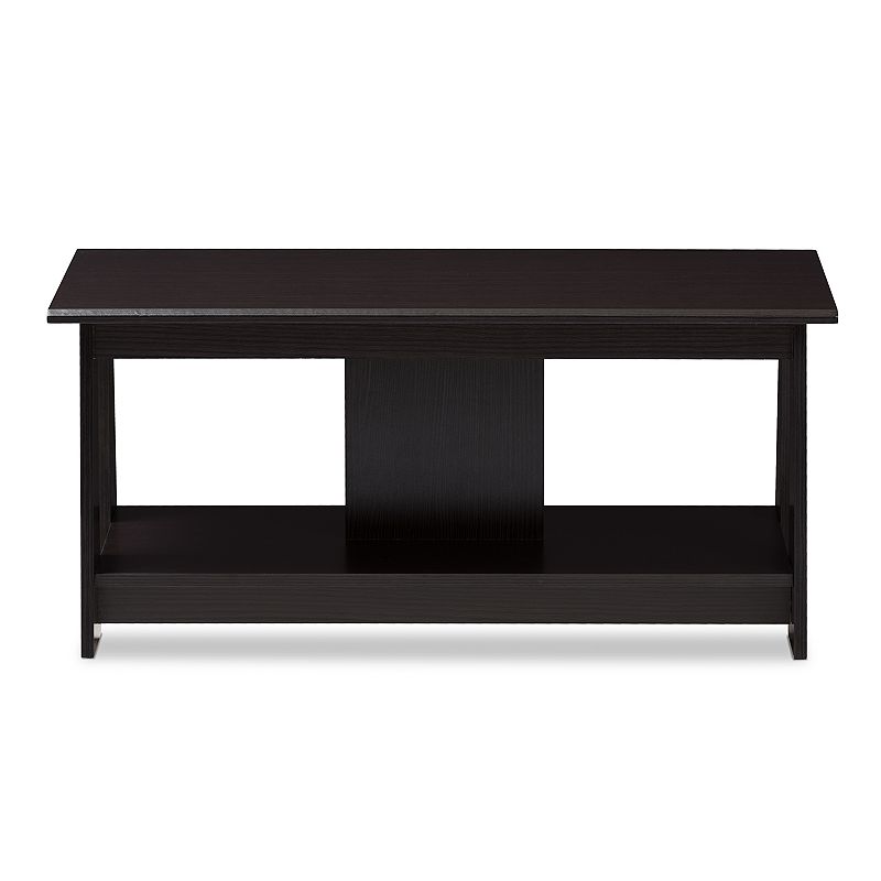 Baxton Studio Fionan Espresso Coffee Table