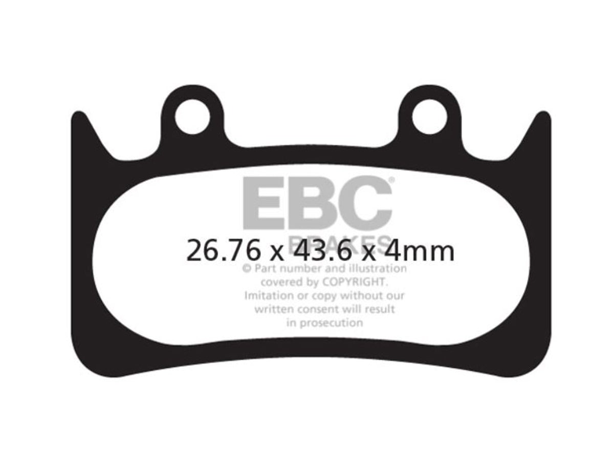 EBC Hope Mono 04-08 Disc Brake Pads - Green