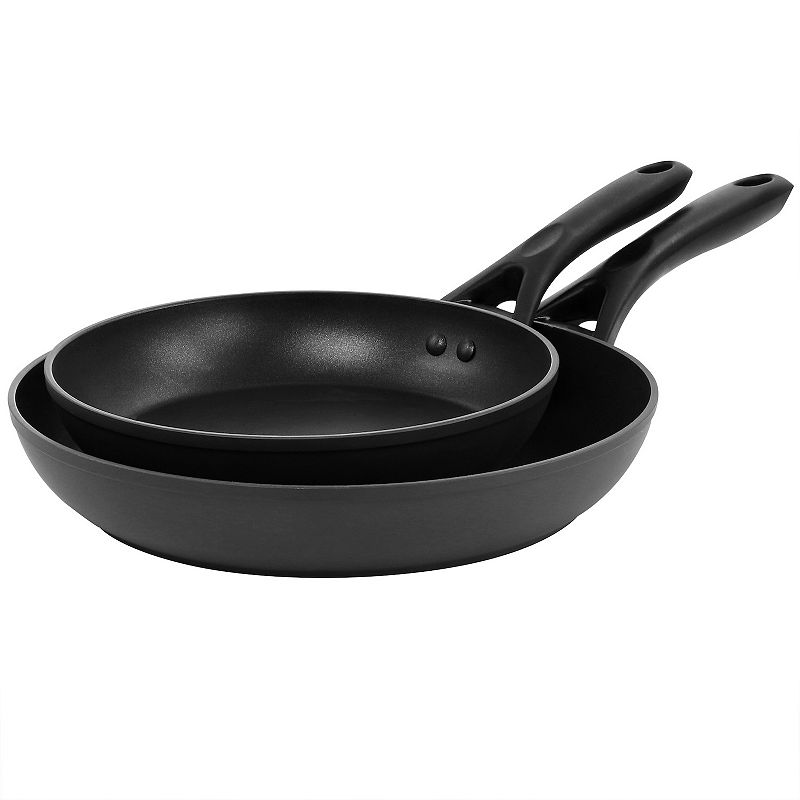 Oster Two Piece Non Stick Aluminum Frying Pan Set