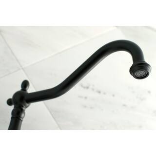 Kingston Brass Heritage 2-Handle Wall Mount Roman Tub Faucet in Oil Rubbed Bronze HKS1025PL