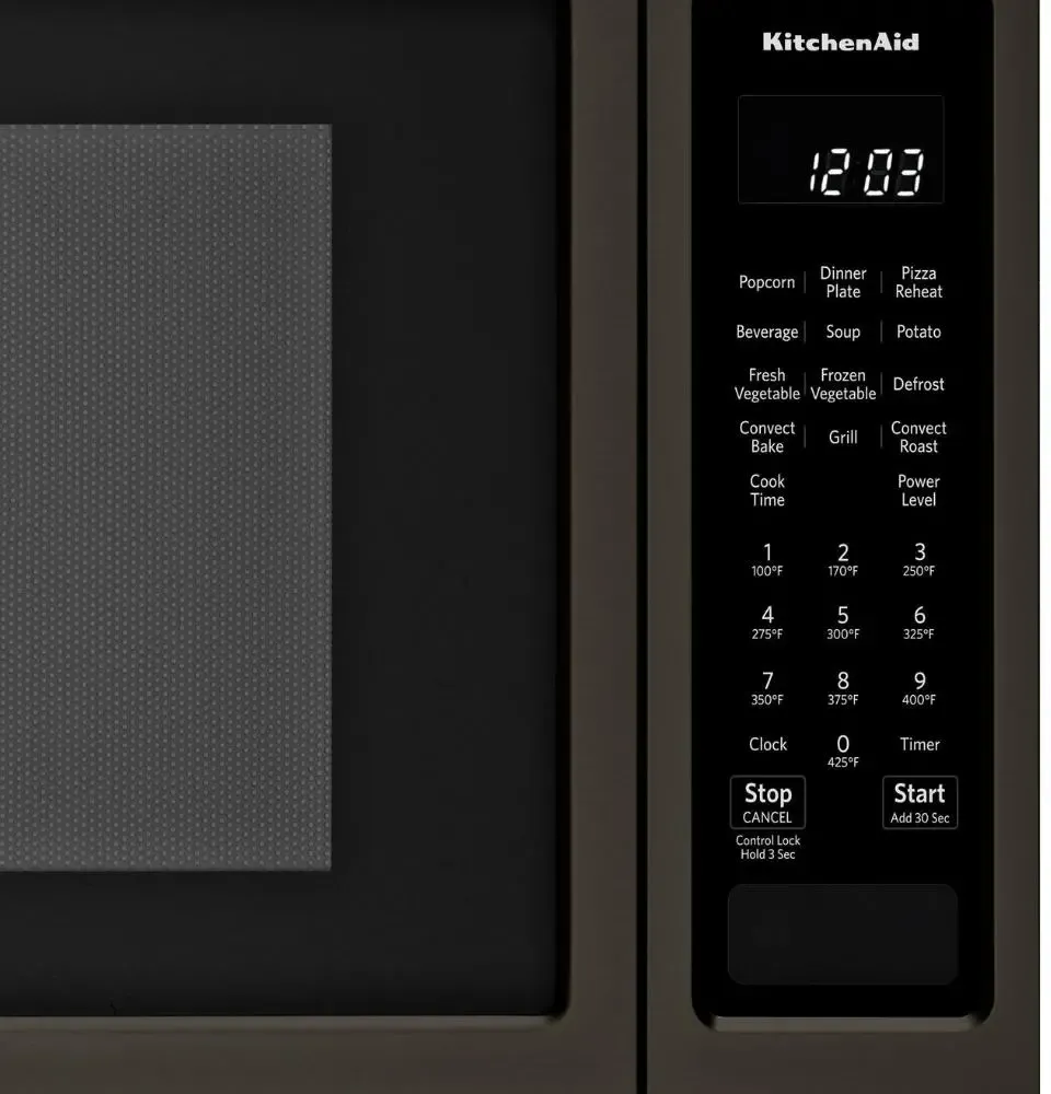 KitchenAid Countertop Microwave - 1.5 cu. ft. Black Stainless Steel