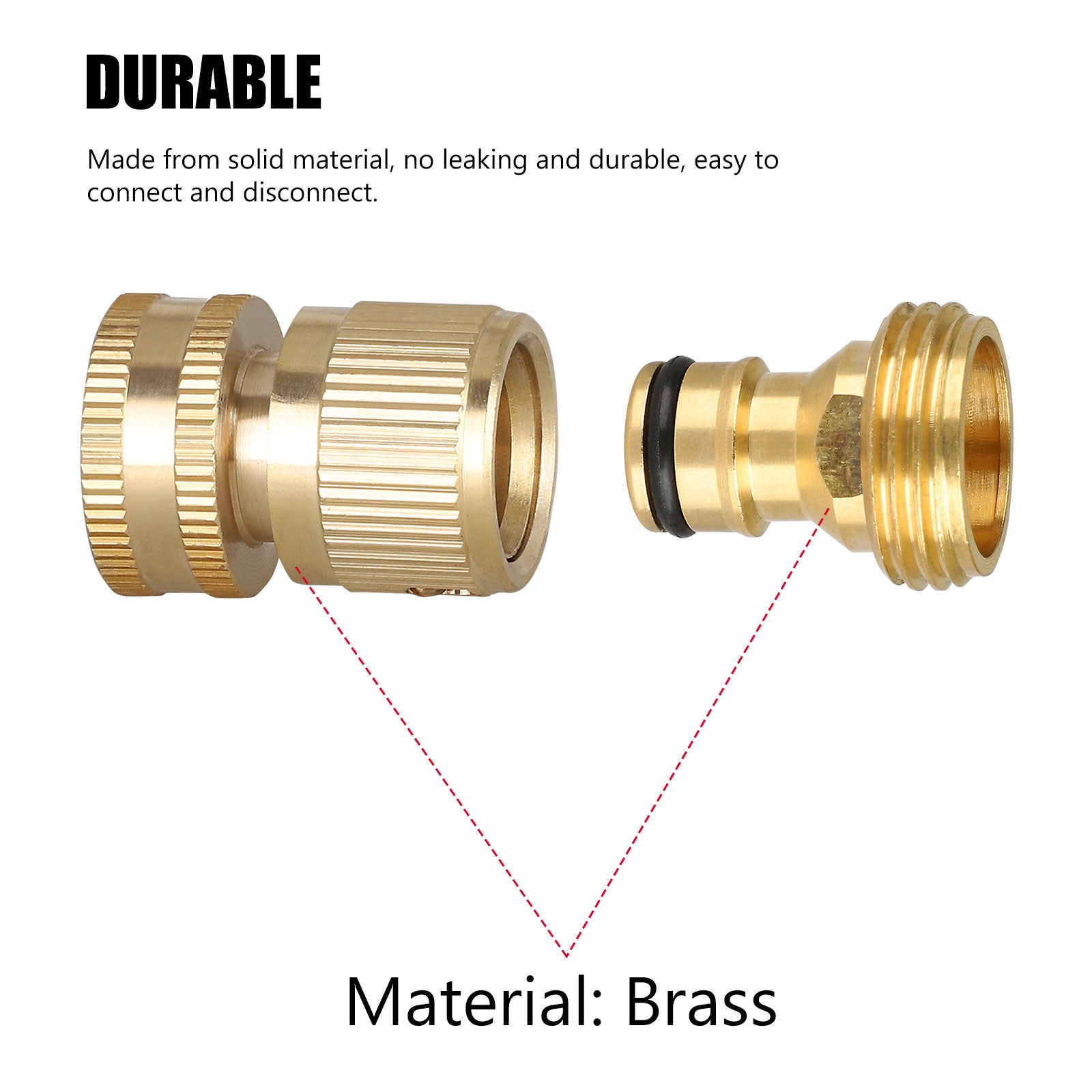 Garden Hose Quick Connects， TSV 3/4