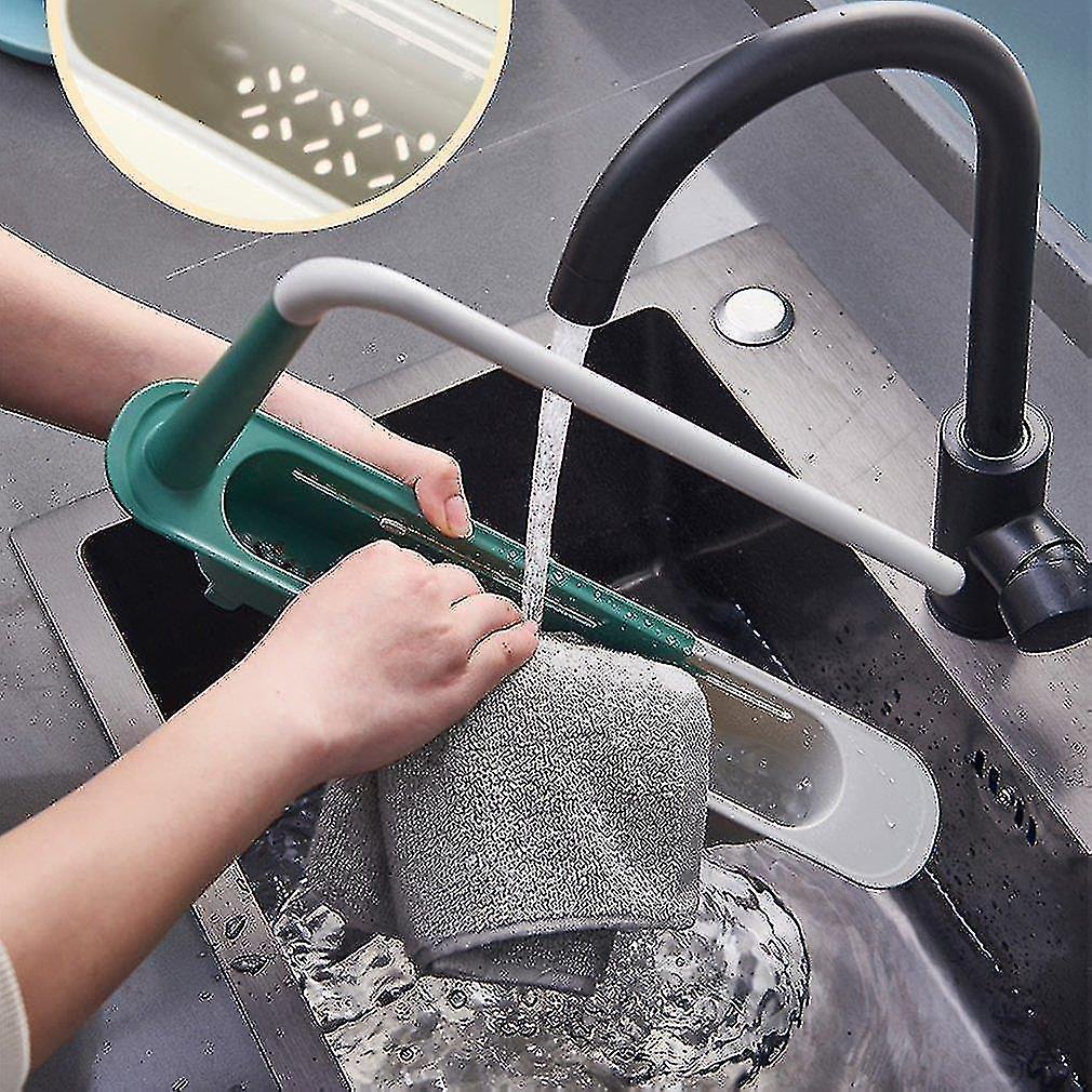 Telescopic Sink Shelf Kitchen Sinks Organizer Soap Sponge Holder Sink Drain Rack Storage Basket Kitchen Gadgets Accessories Tool