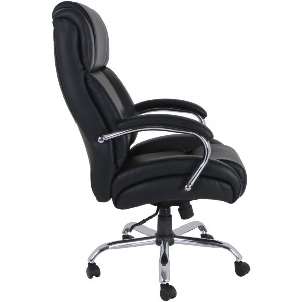 Lorell Big and Tall Leather Office Chair