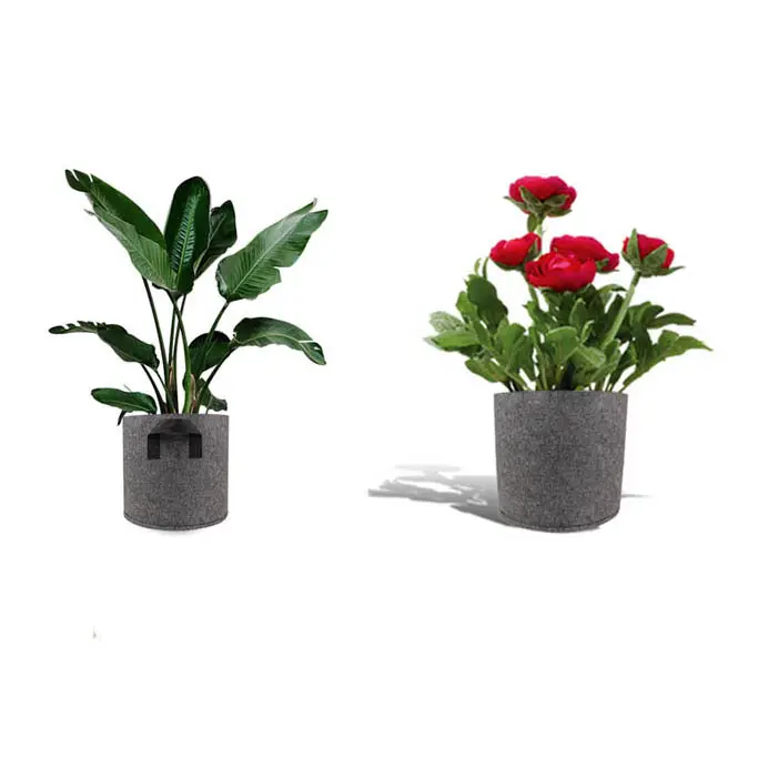 Free Sample Eco Friendly Breathable Felt Garden Pot Garden Supplies Grow Bags