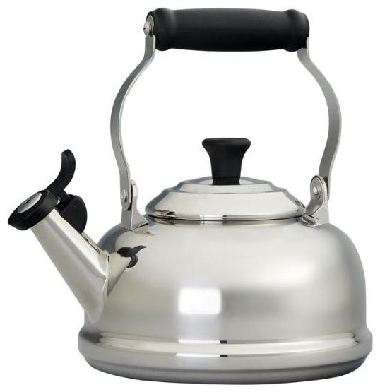 Le Creuset Stainless Steel Whistling Kettle  1.8 Quart   Kettles   by Life and Home  Houzz