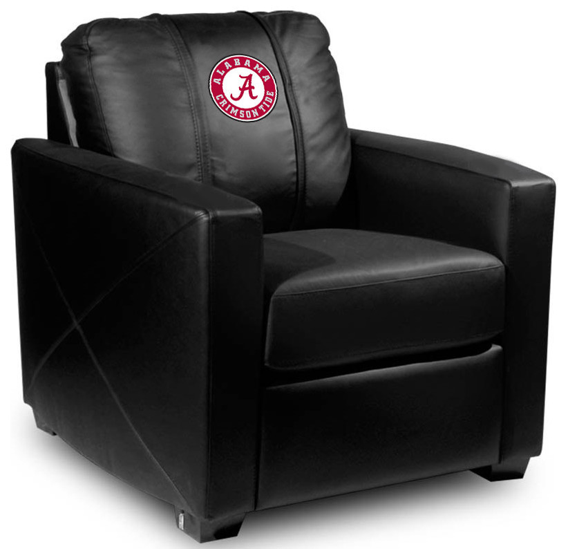 Alabama Crimson Tide Stationary Club Chair Commercial Grade Fabric   Contemporary   Armchairs And Accent Chairs   by DreamSeats LLC  Houzz