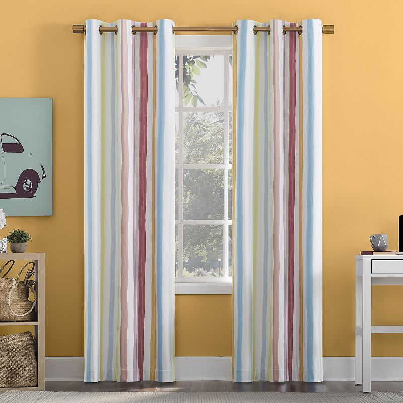 Sun Zero Generation Pippa 100% Blackout Grommet Window Curtain