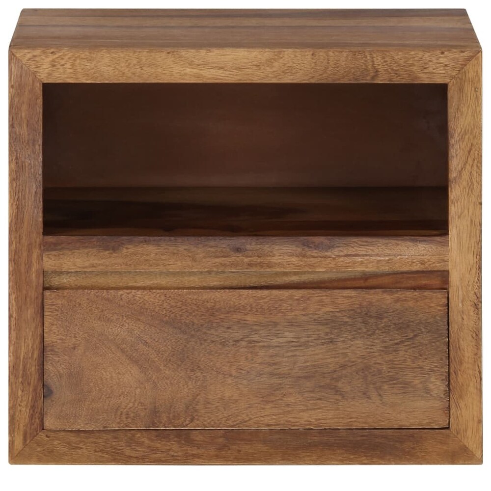 vidaXL Bedside Table Solid Sheesham Wood 15.7\