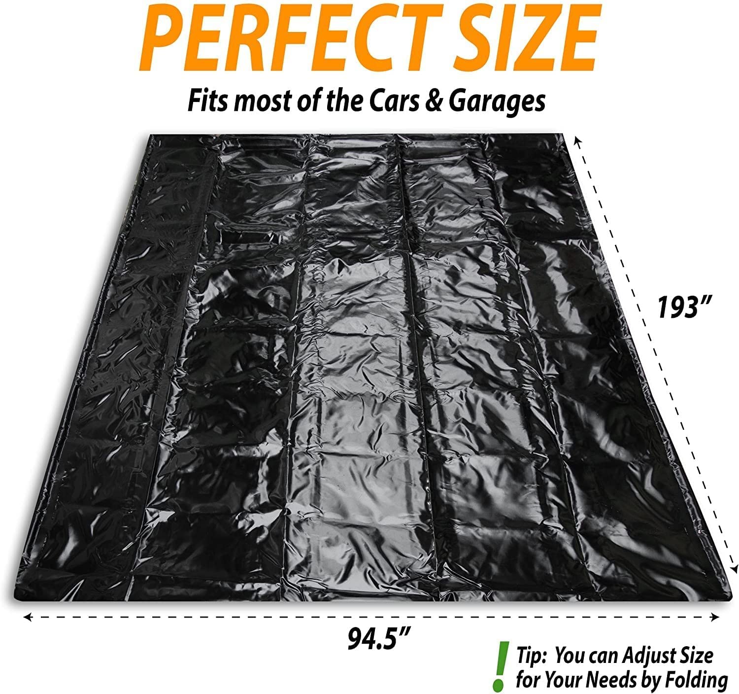 Zone Tech Containment Mats - Garage and Parking Area Floor Protection Cover Mat