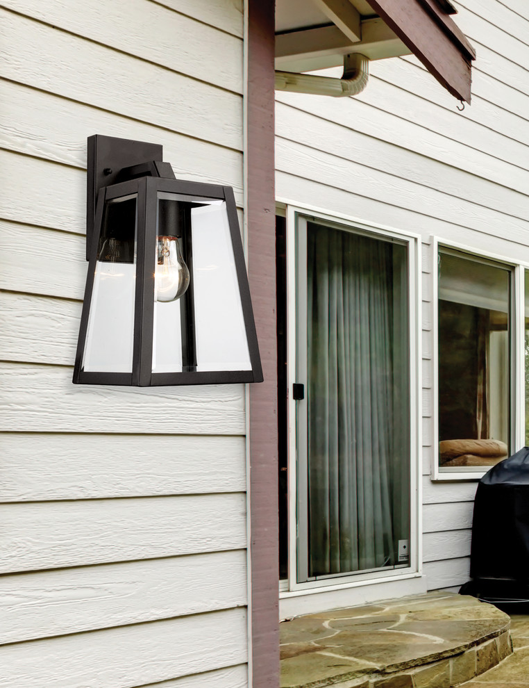 Obsidian 12 quotWall Lantern.   Transitional   Outdoor Wall Lights And Sconces   by Buildcom  Houzz