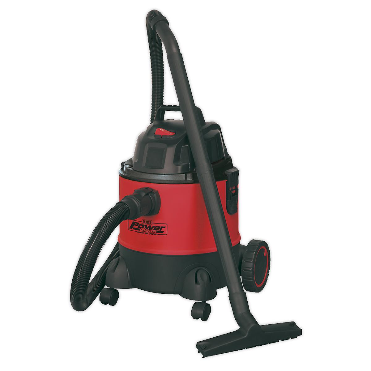 Sealey Pc200 Vacuum Cleaner Wet And Dry 20Ltr 1250W/230V