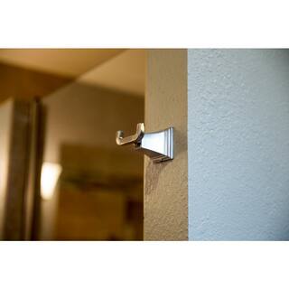 Design House Torino Double Robe Hook in Satin Nickel 560433