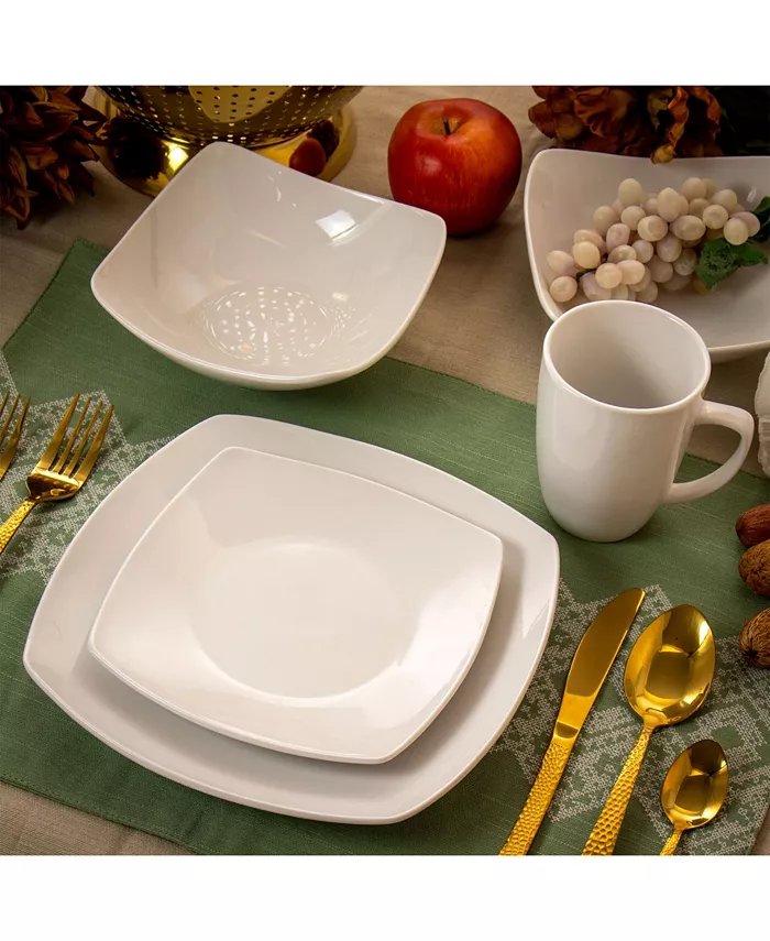 Elama Hayes Dinnerware Set of 16 Pieces