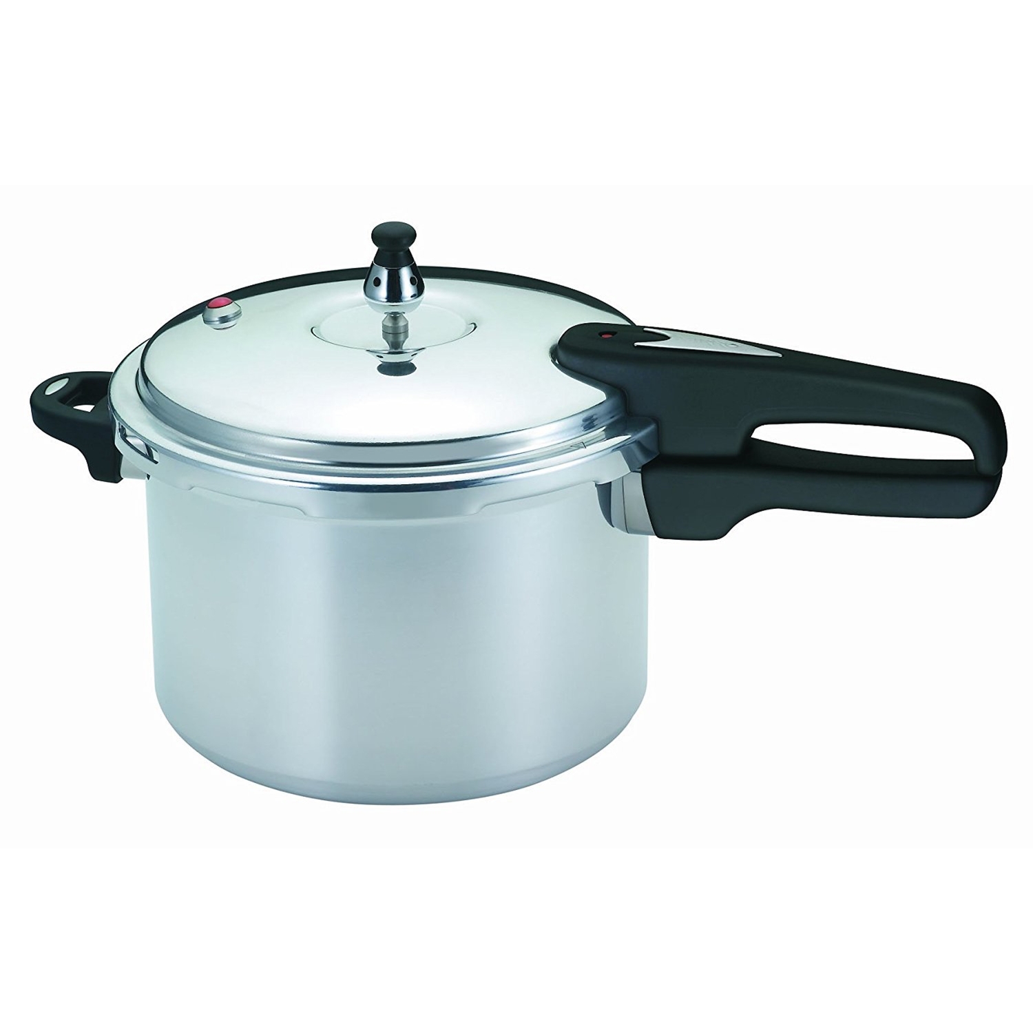 Mirro Polished Aluminum Pressure Cooker 6 qt Black/Silver