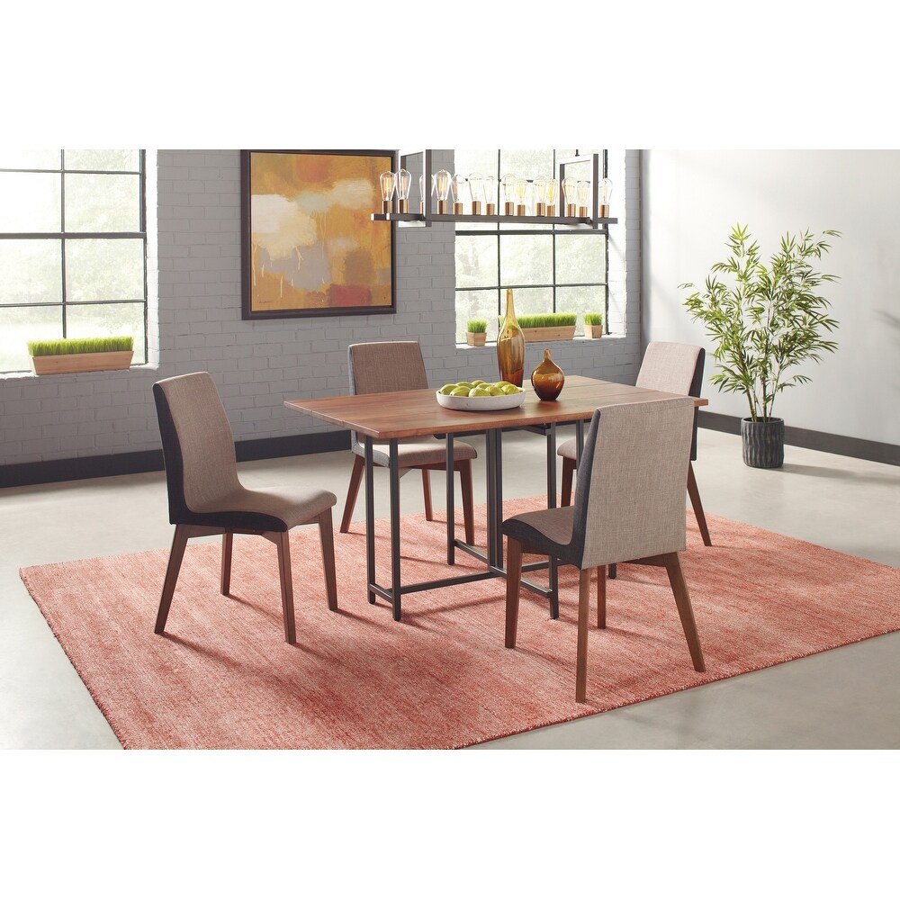 Honeycutt Light and Dark Grey Upholstered Dining Chairs (Set of 6)