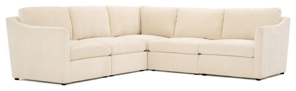 Aiden Beige Modular L Sectional   Beige   Transitional   Sectional Sofas   by First of a Kind USA Inc  Houzz