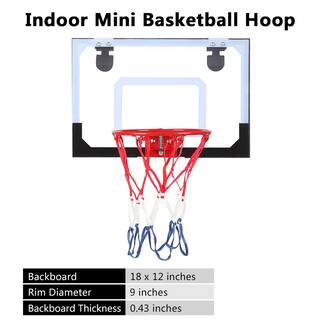 Karl home 15 in. x 12 in. Over-The-Door Mini Basketball Hoop Backboard 470621143743