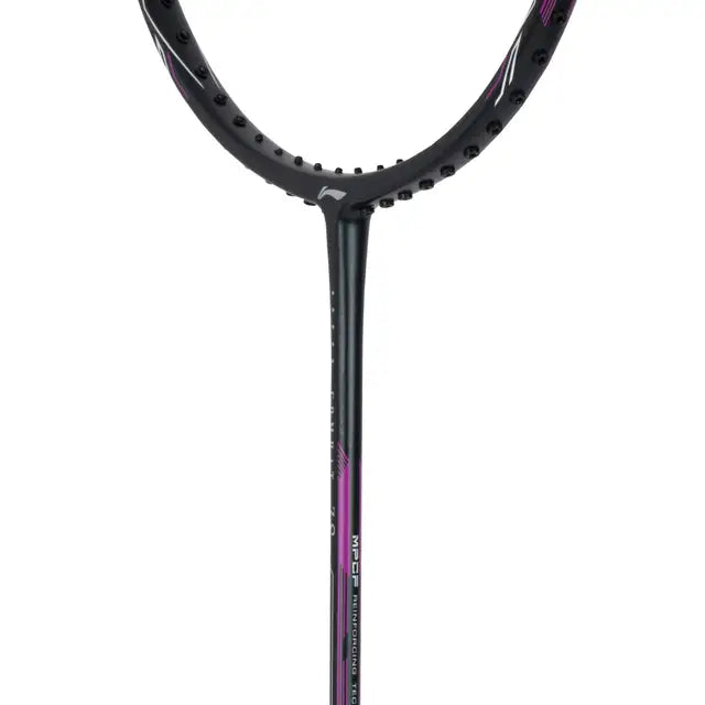 Li-Ning Combat Z8 Badminton Racket (Dark Slate/Gray/Pink) - 80 Grams