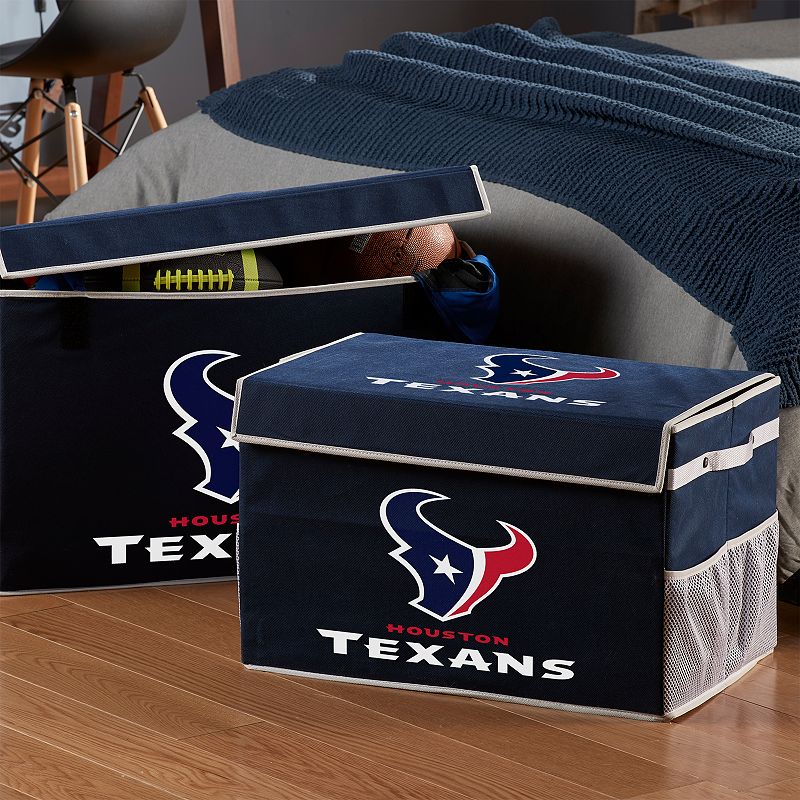 Franklin Sports Houston Texans Large Collapsible Footlocker Storage Bin