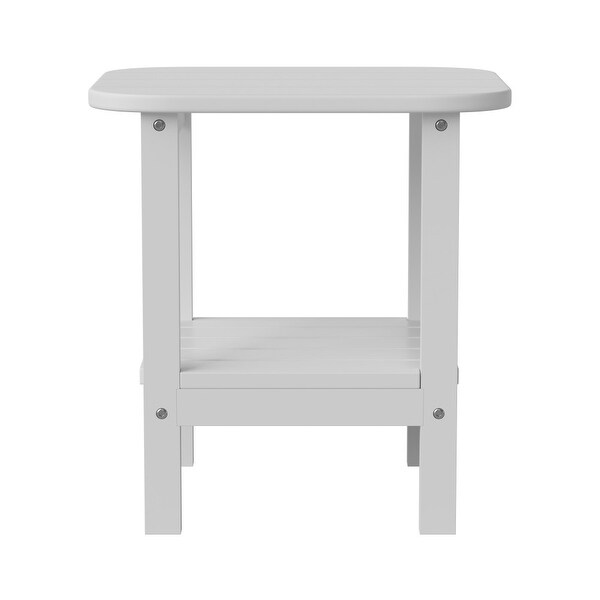 Commercial Grade AllWeather Adirondack Style Patio Side Table