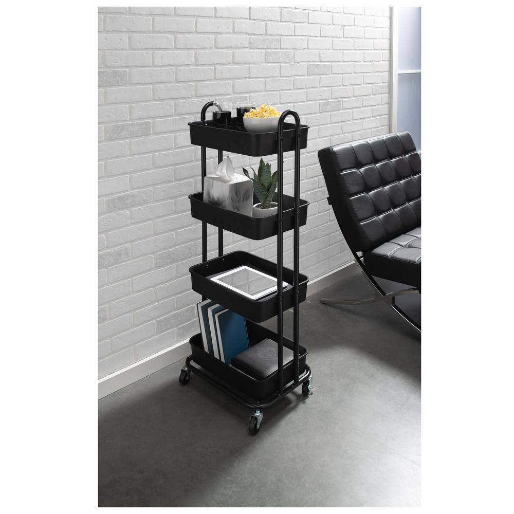 OIA 4 Tier Rolling Multifunctional Storage Cart NH-14234