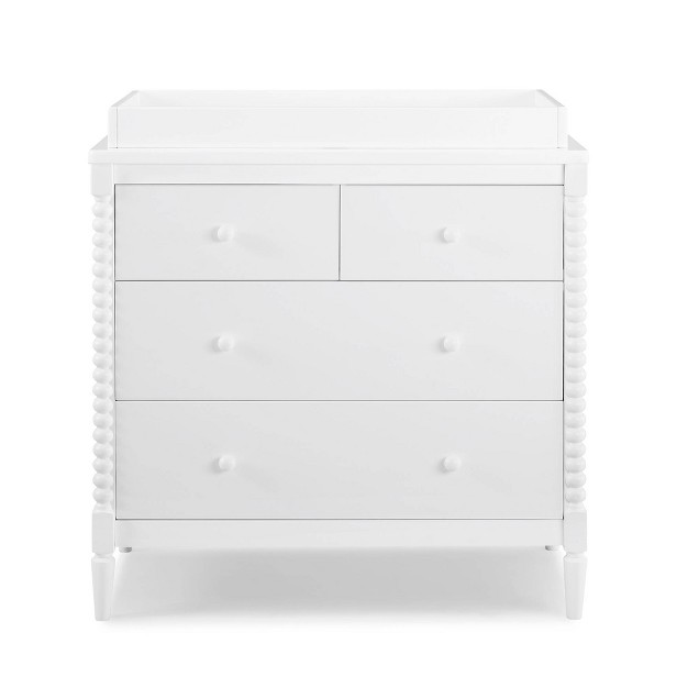 Delta Children Saint 4 Drawer Dresser With Changing Top And Interlocking Drawers