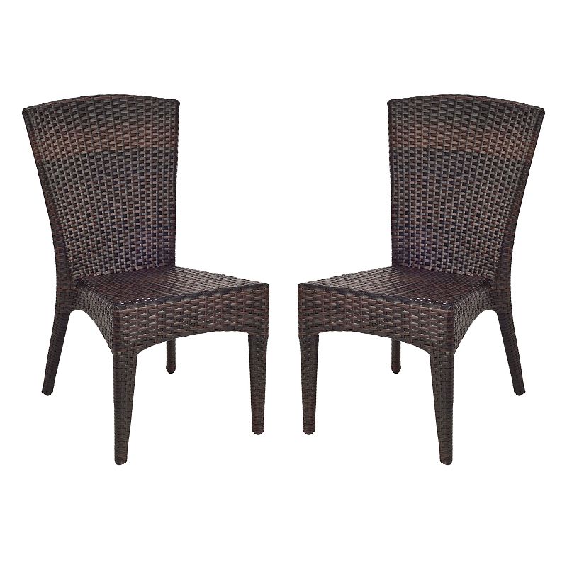 Safavieh 2-pc. New Castle Wicker Chair Set