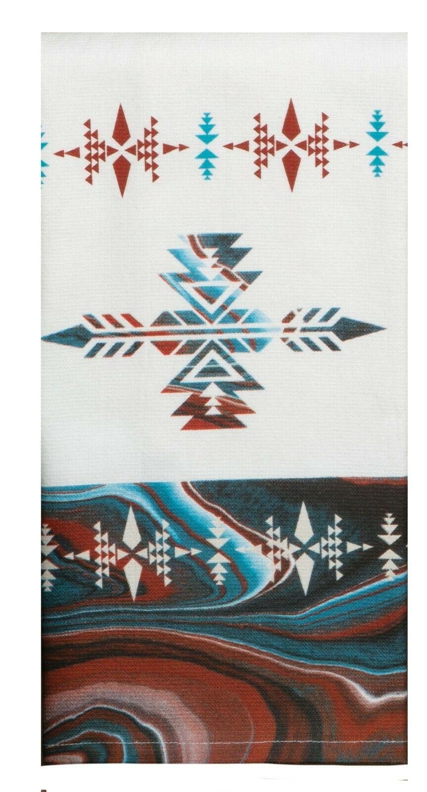 Set of 2 SOUTHWEST VISTAS Kokopelli Terry Kitchen Towels by Kay Dee Designs