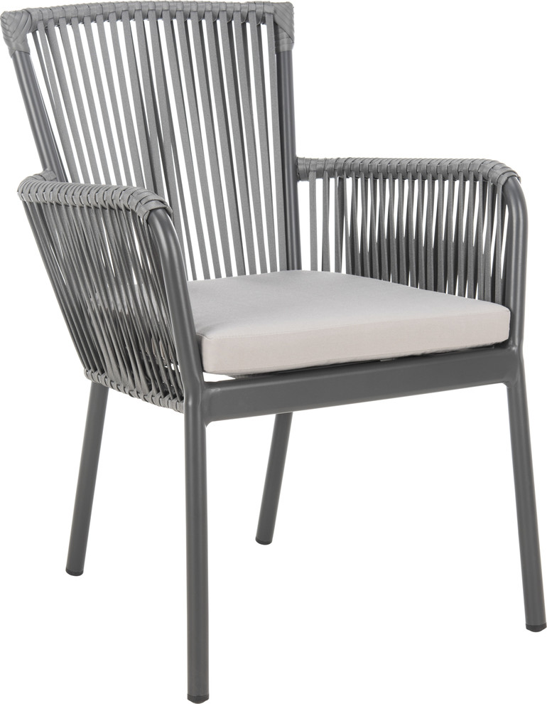 Paolo Rope Chair (Set of 2)   Beach Style   Outdoor Dining Chairs   by HedgeApple  Houzz