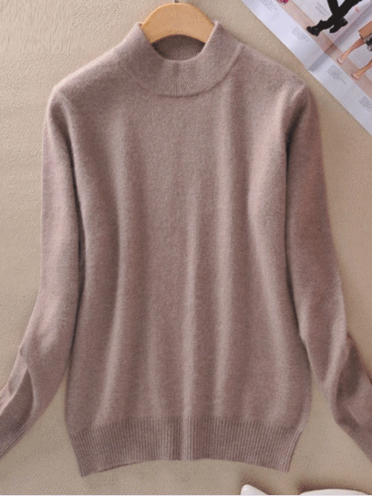 47% Off Women's Half-High Collar Sweater Pullover