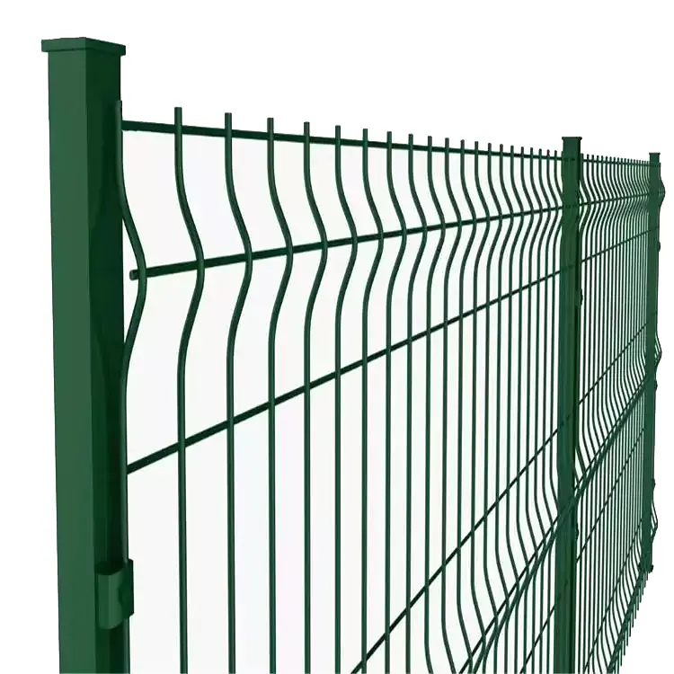 Fence Garden Buildings Supplies Outdoor Metal Material 3D Bending Curved Welded Steel Wire Mesh Fence