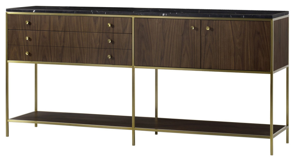 Eldrin Console Table Large   Contemporary   Console Tables   by Peachtree Fine Furniture  Houzz