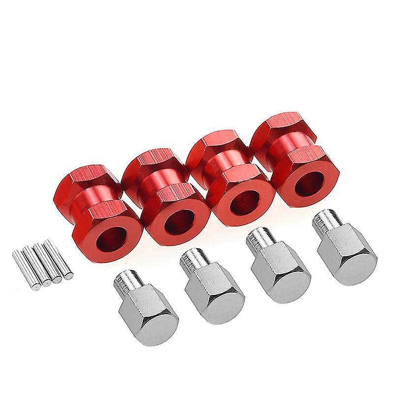 Rc Car Metal 12mm Wheel Hex Hub 15mm Extension Coupler For Axial Scx10 D90 Cc01 F350 1/10 Rc Crawle