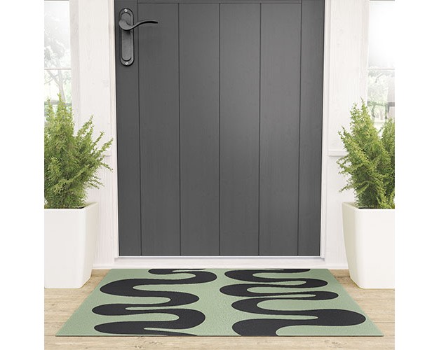 Camilla Foss Brook Looped Vinyl Welcome Mat Society6