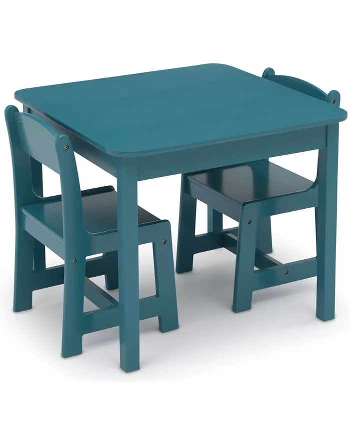 Delta Children Mysize Wood Table and Chairs Set  3 Piece