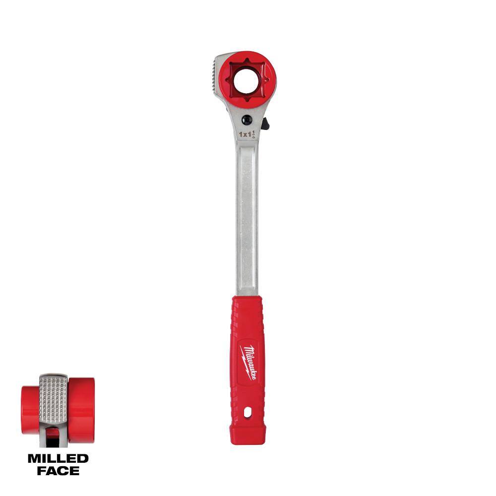 MW Lineman's High Leverage Ratcheting Wrench with Milled Strike Face 48-22-9213M