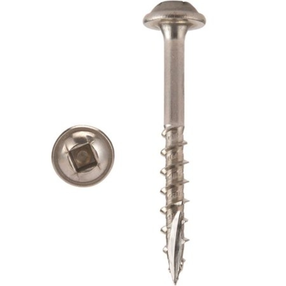 Kreg 1-1/4 #7 Fine WH Stainless Steel Pocket Screw ; 100ct ;