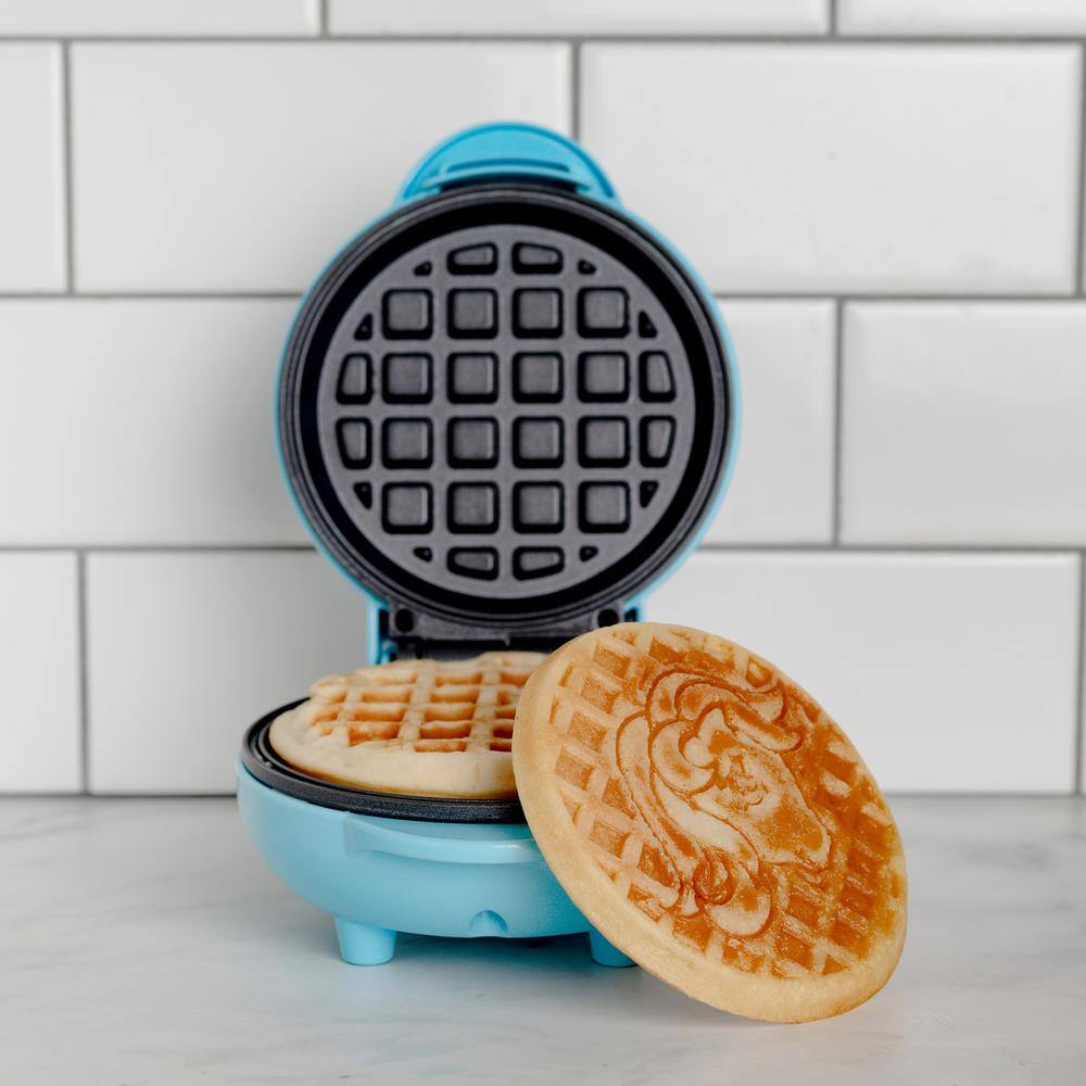 Uncanny Brands Light Blue 'My Little Pony' American Mini Waffle Maker WM3-PON-PN1