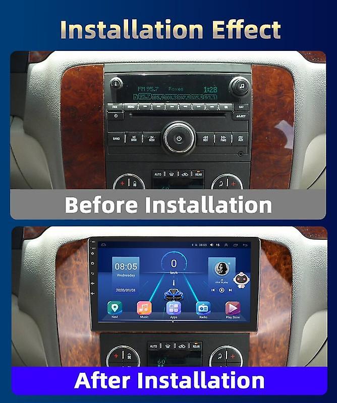 Car Android Carplay Radio Multimedia Player For Chevrolet Tahoe/Suburban 2007-2013 2 Din Autoradio