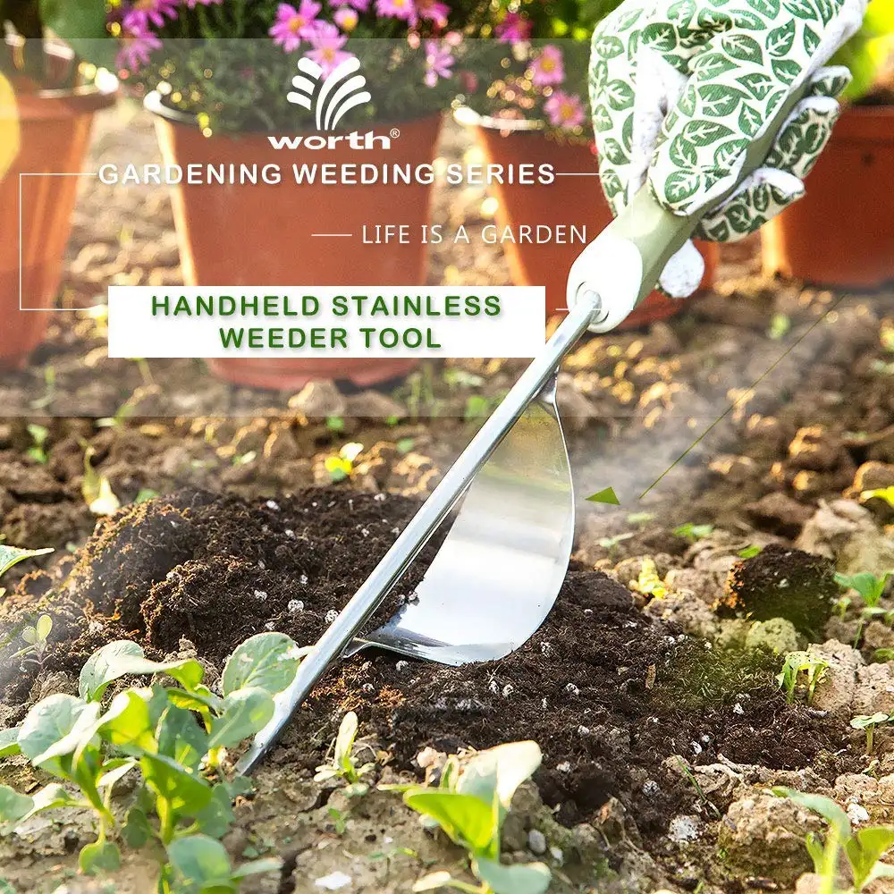 High Quality Stainless Easy Weeder Hand Weeding Garden Tool