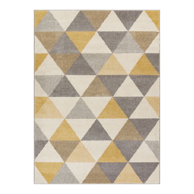 Well Woven Mystic Alvin Mid-Century Modern Geometric Area Rug